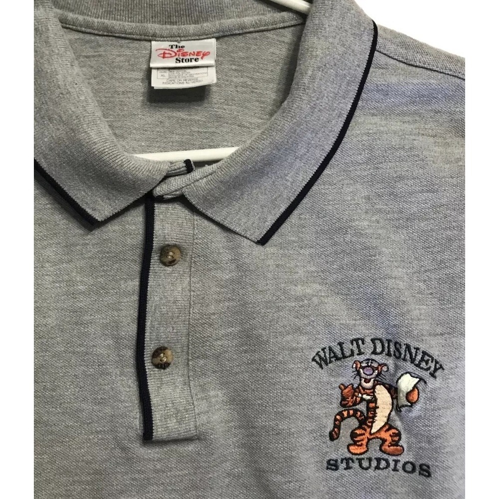Mens‎ Vintage Walt Disney Studios Polo Shirt Tigger SZ XL  Golf ⛳️ Disney Store